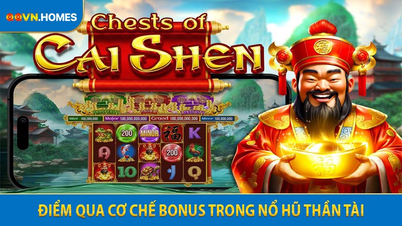 Điểm qua cơ chế bonus trong nổ hũ thần tài